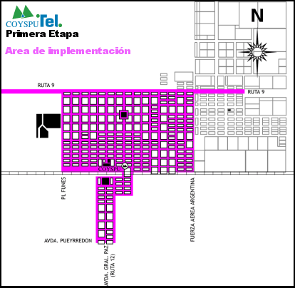 Primera etapa: area de implementación