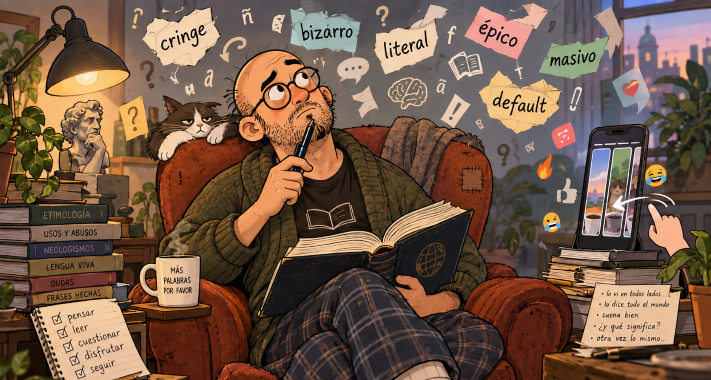 Ilustración del Manual de supervivencia lingüística