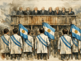Desde abajo del palco